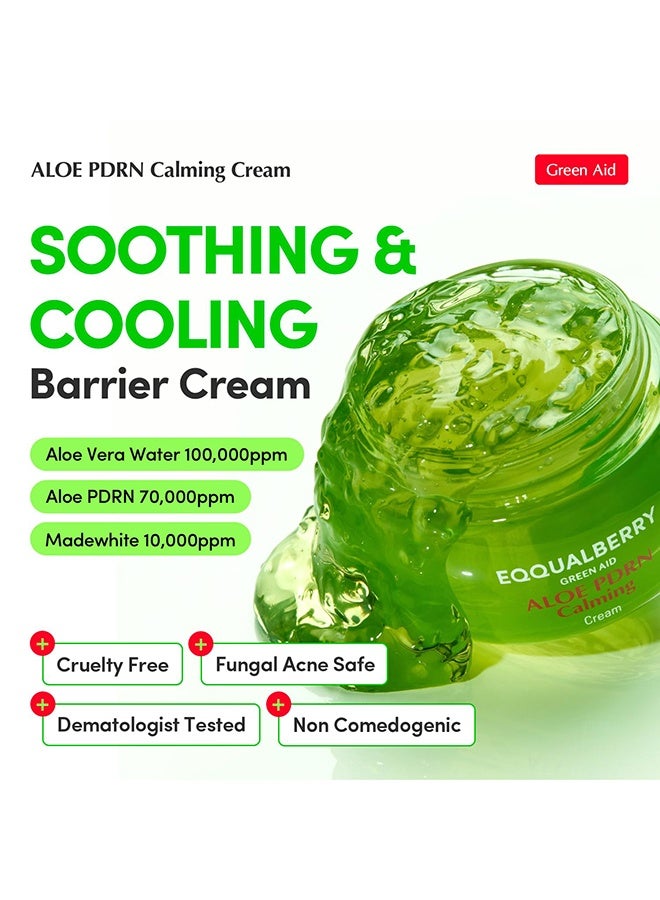 Eqqualberry Aloe Pdrn Calming Cream 50Ml - Image 2