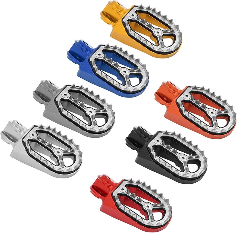 QASULER Red Footrest Footpeg for Motorbikes - Image 3