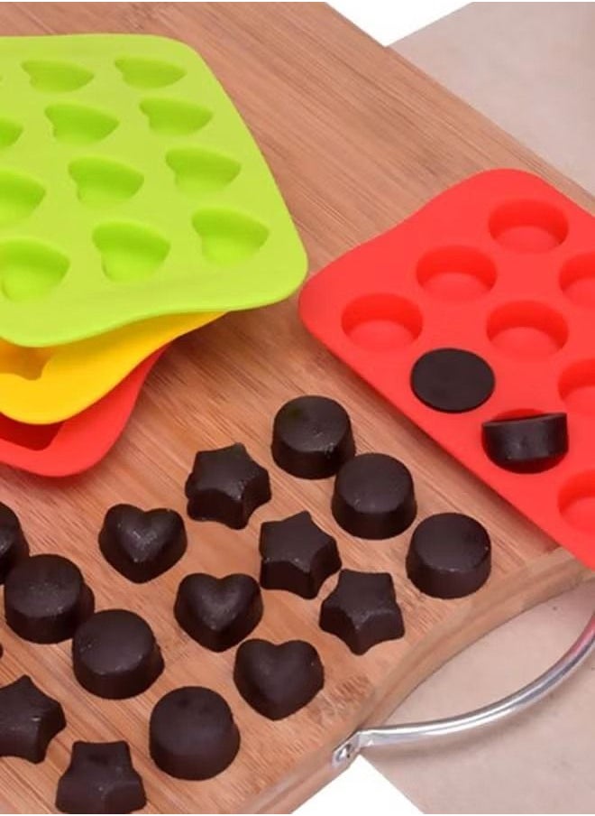 Goolsky Goolsky 4-Piece Chocolate molds with different shapes, ice block molds  - Image 2