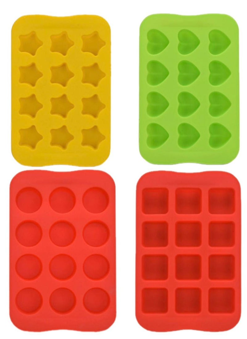 Goolsky Goolsky 4-Piece Chocolate molds with different shapes, ice block molds  - Image 1