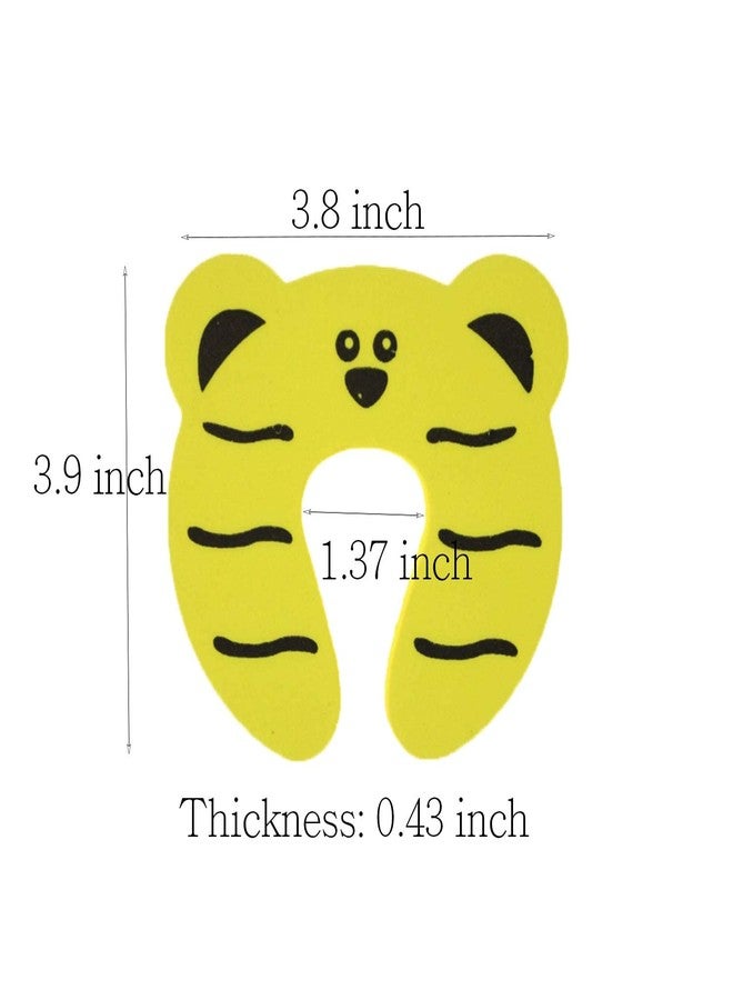 Nathgra Cartoon Animal Baby Finger Pinch Guard, Soft Foam Door Stopper Guard, Prevent Finger Pinch Injuries, Slamming Door, Child or Pet from Getting Locked in Room, Random Pattern (Pack of 4) - Image 5