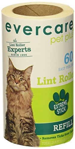 Evercare Pet Hair Lint Roller Refills 6PACK 301 ft x 4 ea