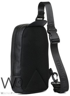 Tommy Hilfiger Plus Black Leather Tommy Hilfiger Crossbody Sling Bag For Men  - Image 4