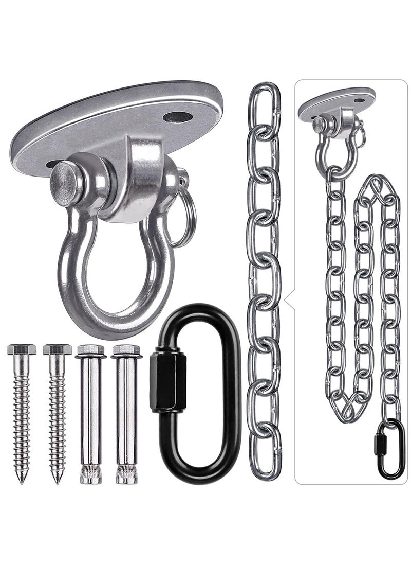 BeneLabel BeneLabel Heavy Duty Swing Hanger with Chain and Screws  Hammock Chair Hanging Kit for Indoor  Outdoor Use  1000 LB Capacity 