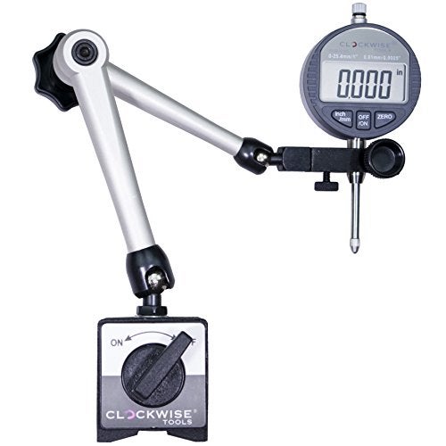 Clockwise Tools Digital Indicator, DIGR-0055 0-0.5 Inch/12.7 mm, Inch/Metric Conversion, Auto Off - Image 3