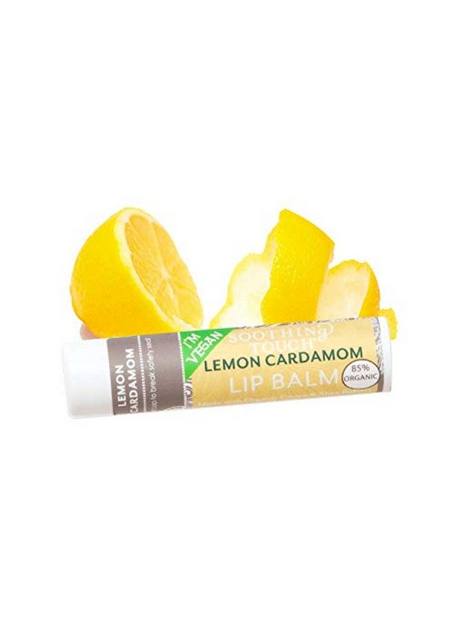 Soothing Touch Vegan Lip Balm Variety Pack of 2 Lemon Cardamom and Vanilla Chai - Image 3