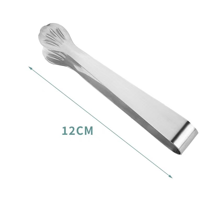 JXHAPY Serving Tongs Kitchen TongsBuffet Tongs Stainless Steel Food Tong Serving Tongsmall tongs12 Pack 5 Inch12 pack - Image 3