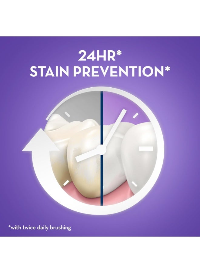 كرست معجون أسنان ثري دي وايت بريليانس بيرفيكشن آمن على مينا الأسنان، يزيل البقع السطحية بنسبة تصل إلى 100%، 75 مل - Image 4