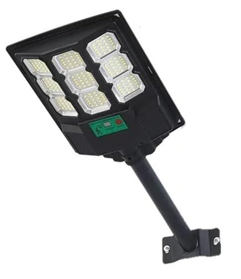 kh Solar Street Light Motion Sensor, 144 LED, 60 W, 6000 K Dusk to Dawn Solar Flood Lights Outdoor Waterproof with Remote Control, LED Solar Lights for Outside Garden Yard, Parking (Pack of 1) - Image 1
