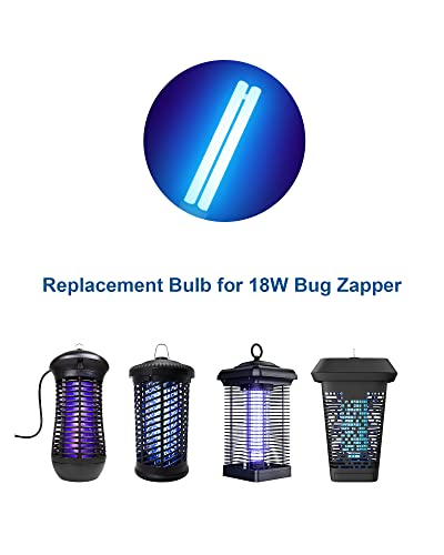 Dichroma 18W H-Shaped Bug Zapper Replacement Bulbs Compatible with 18W Indoor Outdoor Mosquito Lamps for Home with 4 Pin Base - Image 3