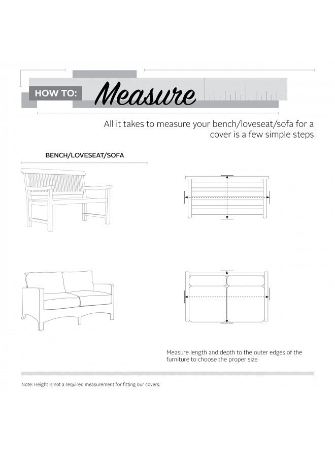 Classic Accessories Veranda Water-Resistant 88 Inch Patio Sofa/Loveseat Cover, Patio Furniture Covers - Image 3
