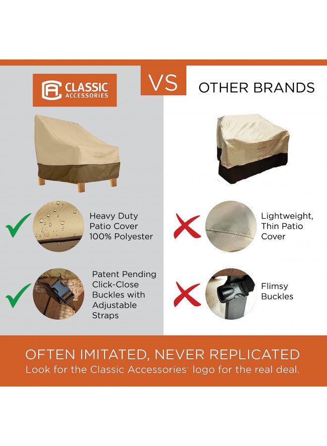 Classic Accessories Veranda Water-Resistant 88 Inch Patio Sofa/Loveseat Cover, Patio Furniture Covers - Image 2