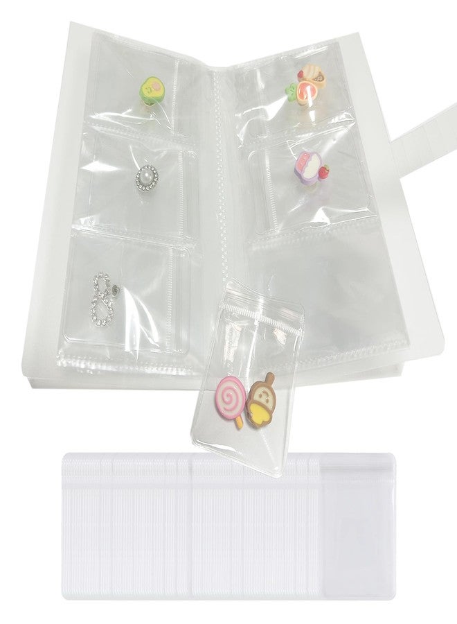 XLANMAY 84GRIDS Enamel Pin Display Book Pins Organizer Protect Pin from Oxidation Clear Collectors Pin Storage for Various Sizes of Pins Storage Display Collection with 84 Bags - Image 1