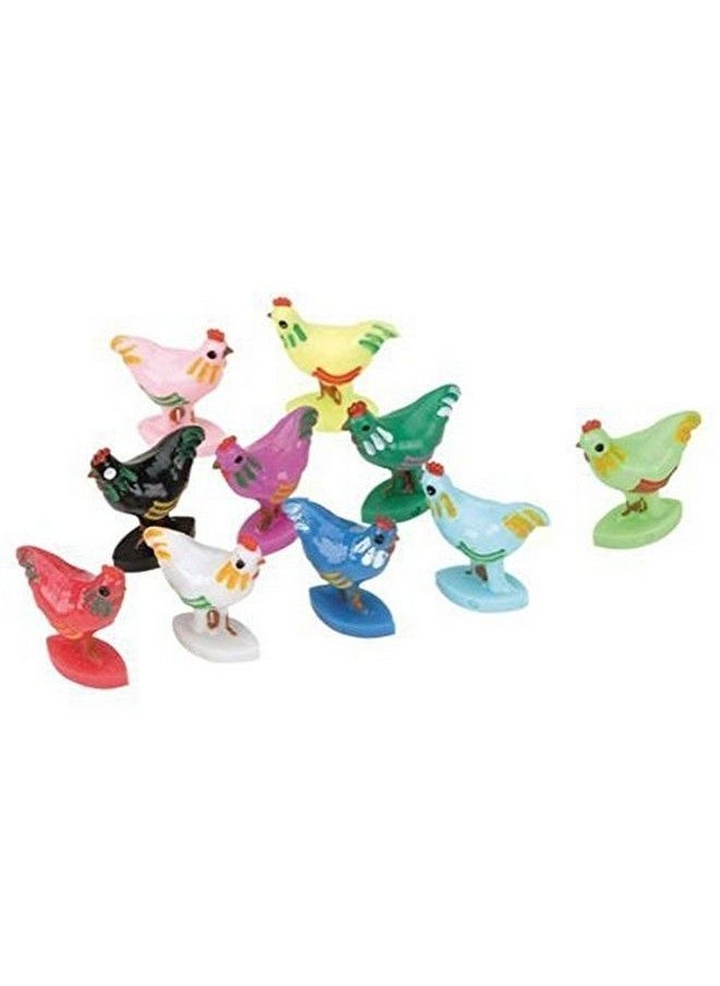 CHH Ckicken Markers For Chicken Dominoes 10 Pieces Assorted  - Image 2