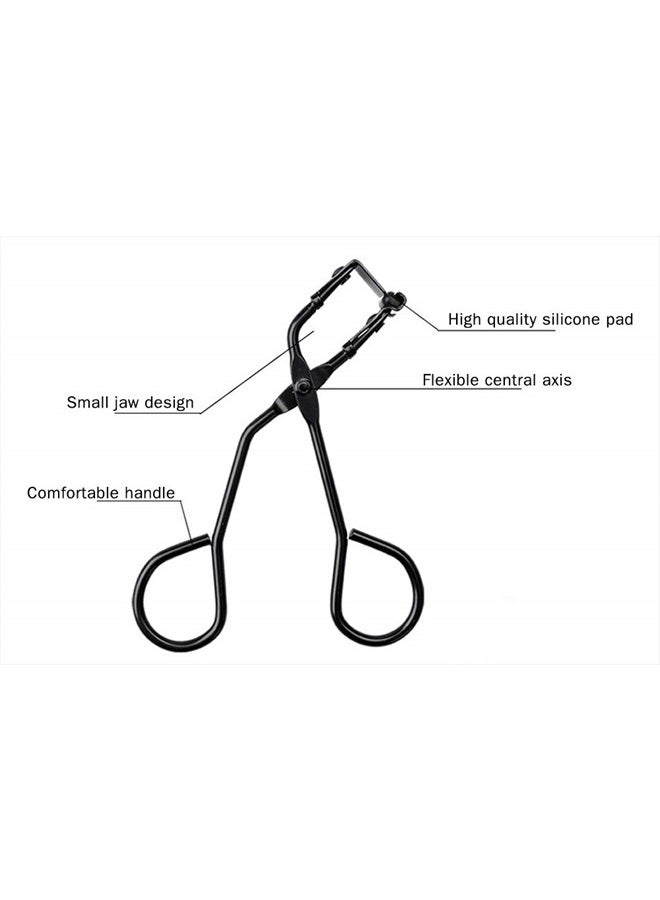 Artist Unknown Silicone Eyelash Curler with Refill Pads 17IF No Pinching Mini Lash Curler for Dramatic Lash Look and Fits All Eyelash Shapes - Image 4