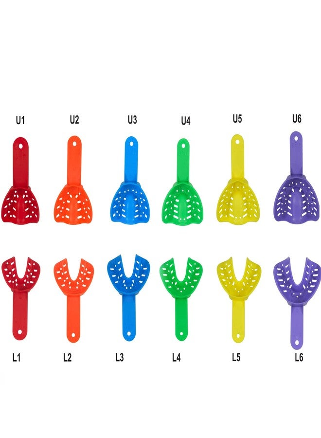 Dentosmile Autoclavable Dental/Orthodontic Impression Trays Set Pack of 12 Pcs (Made in India) (Set of 1) - Image 5
