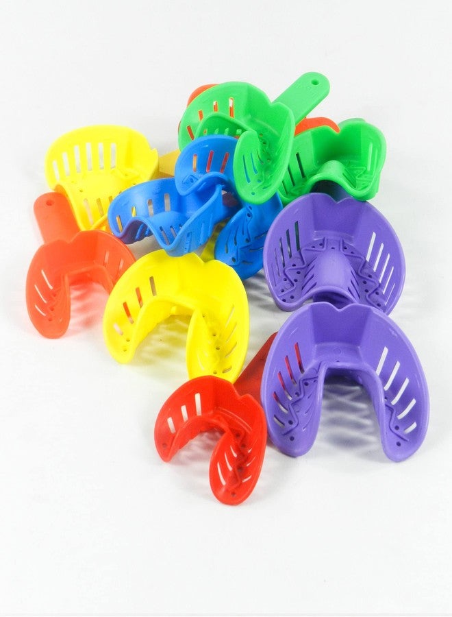 Dentosmile Autoclavable Dental/Orthodontic Impression Trays Set Pack of 12 Pcs (Made in India) (Set of 1) - Image 2