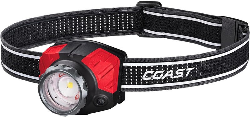 Coast FL85R 1000 Lumen TriColor WhiteRedGreen Focusing Rechargeable LED Headlamp Builtin Rechargeable Battery - Image 1