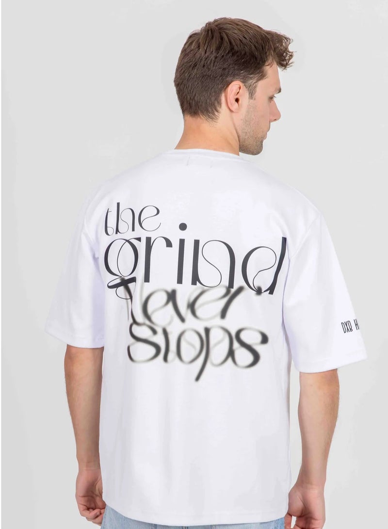 KA-1 KA-1 THE GRIND NS T-SHIRT WHITE  - Image 2
