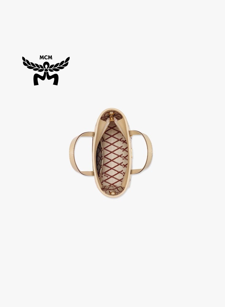 MCM TONI Mini Handheld Shopping Bag, Vegetable Basket Crossbody Tote Bag, Commuting Women's Bag, Handheld Bag - Image 4