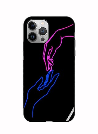 Protective Case Cover For Apple iPhone 12 Pro Max Hands In Neon Lights Design Multicolour - pzsku/Z94E0E4C6F0A084233E5BZ/45/_/1666269787/7b592fe6-14b8-43ec-b4b3-5b423885d82f