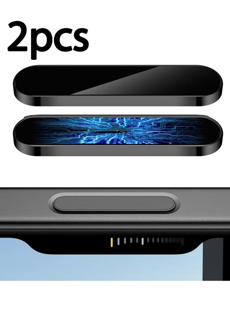 بولوز 2 حزمة واقي زر التحكم في الكاميرا لهاتف iPhone 17 Pro/Pro Max، غطاء واقي سعوي حساس ومقاوم للخدش ومزود بميزة المحاذاة التلقائية، يتناسب مع زر التقاط الصور بالضغط الجانبي لهاتف Apple، أسود - Image 1