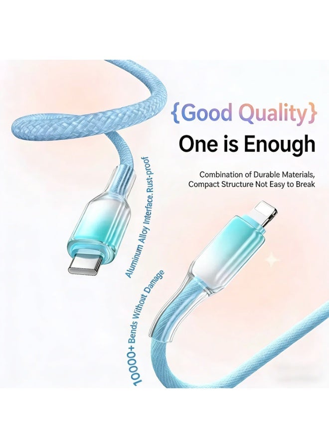 Concretization USB C to Light-ning Cable (2pack 6ft), Ap-ple MFi Certified iPhone Fast Charger 2m, Power Delivery Original Type C Charging Cord for Apple iPhone 13/12/11 Pro/11/XS MAX/XR/8/7 Plus,iPad BHL - Image 2