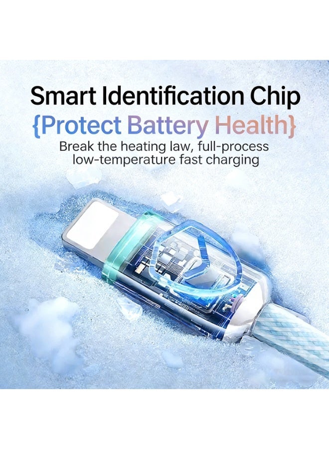 Concretization USB C to Light-ning Cable (2pack 6ft), Ap-ple MFi Certified iPhone Fast Charger 2m, Power Delivery Original Type C Charging Cord for Apple iPhone 13/12/11 Pro/11/XS MAX/XR/8/7 Plus,iPad BHL - Image 4