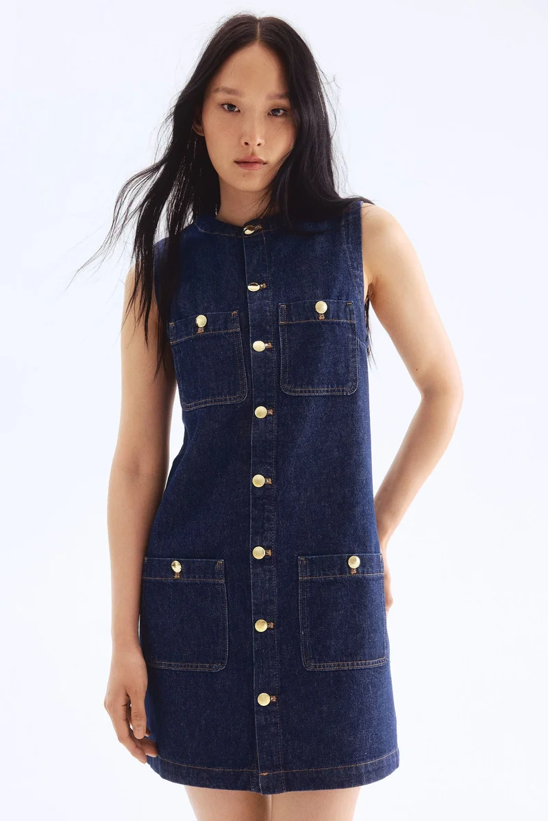 H&M Sleeveless denim dress