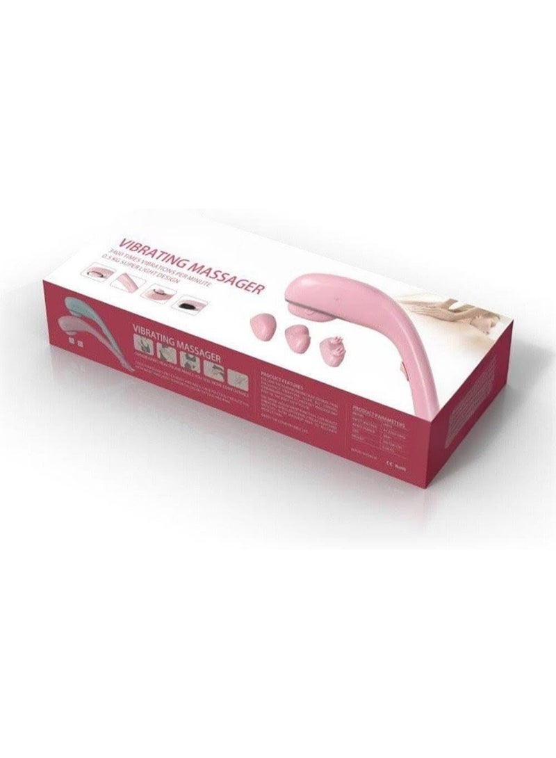 مساج يدوي كهربائي ممتعدد الاستخدامات مع رؤوس تدليك قابلة للتبديل لراحة واسترخاء العضلات - Image 5