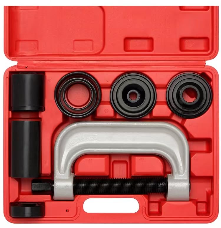 ZJERYL GULL Ball Joint Removal Tool Kit,10PC Ball Joint Press Kit for Most 2WD 4WD Cars and Light Trucks(Red) - Image 1