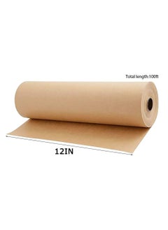 Y&D Kraft Paper Roll, 12Inch Brown Packing Roll Perfect for Crafts, Art, Small Gift Wrapping, Packing, Postal, Shipping, Dunnage and Parcel  - Image 5