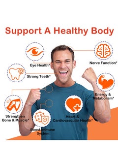 NEVISS Sugarfree Vitamin Adk + B12 Gummies For Adults 120 Days Supply ; A D3 5000 Iu B12 2500Mcg Vitamin A Supplement Retinol Vegan Vitamin D3 K2 + C & Zinc For Eye Bone Heart Energy Mood Immune  - Image 5