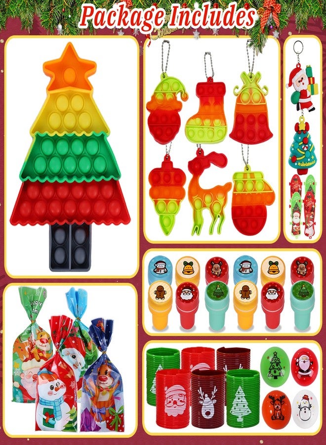 KPHNGB 200PCS Christmas Party Favors for Kids, Christmas Pinata Filler Goodie Bag Stuffers, Stocking Stuffers, Bulk Party Favors for Kids, Boys, Girls, School Classroom Rewards - Image 2