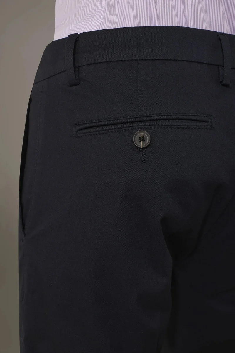 Doppelganger  Regular fit trousers in twill construction - DK Blue for Men | Best Price UAE
