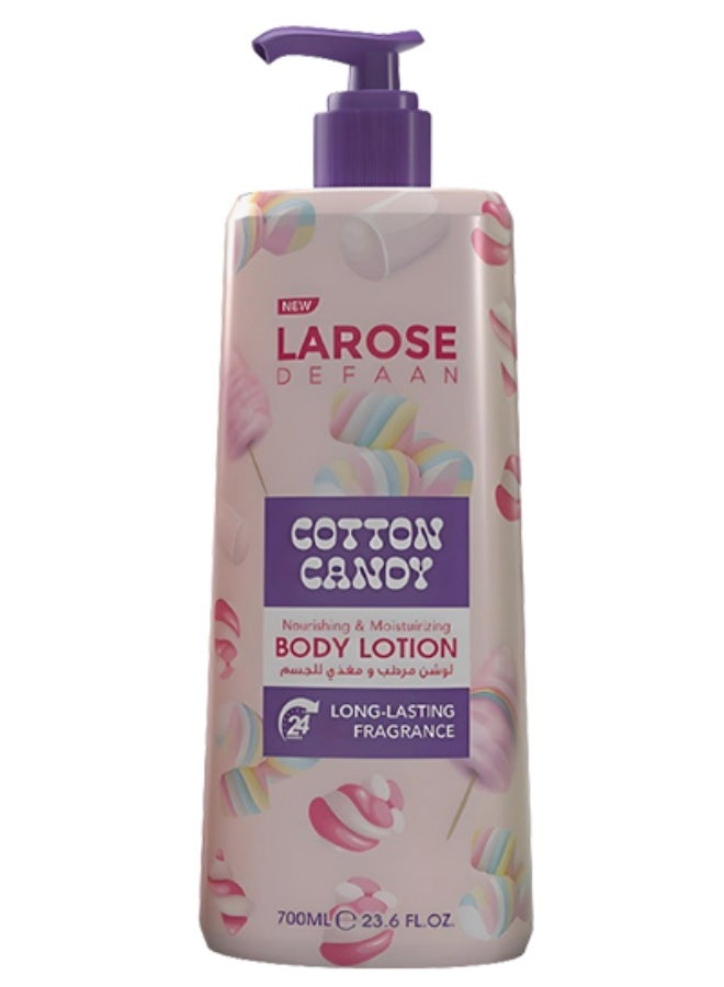 La Rose 2 Pieces Cotton Candy Nourishing & Moisturizing Body Lotion Long Lasting Fragrance 700ml - Image 2