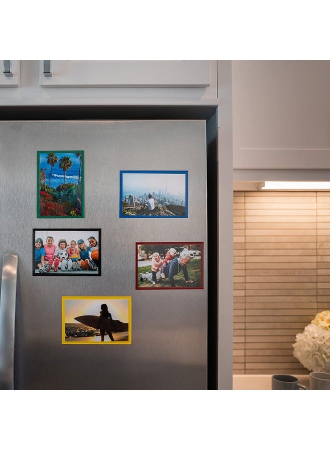 Magtech Magnetic Photo Pocket Picture Frame, Color Pops, Holds 4x6 Inch Photos, 10 Pack Assorted Colors, Made in the USA (94610) - Image 5