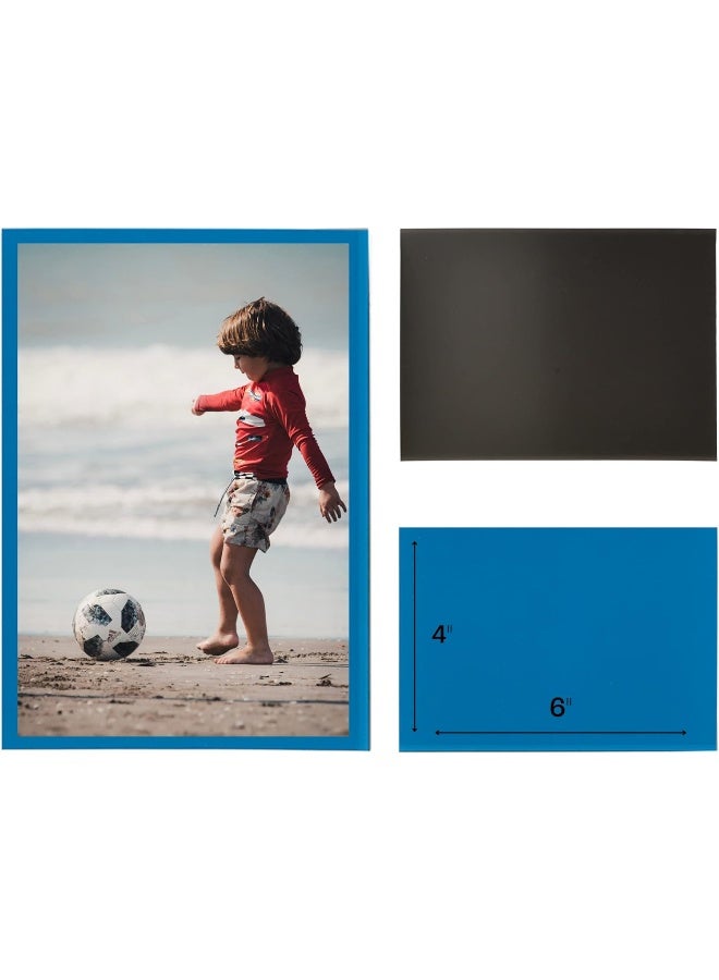 Magtech Magnetic Photo Pocket Picture Frame, Color Pops, Holds 4x6 Inch Photos, 10 Pack Assorted Colors, Made in the USA (94610) - Image 3