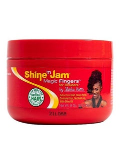 Shine N Jam Magic Fingers For Braiders Extra Firm Hold 8 Ounce (Pack Of 2)