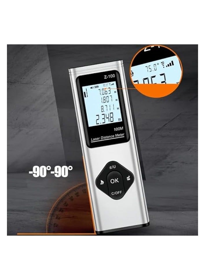 PROMASS Laser Meter,40M Digital Laser Distance Meter, CAD Bluetooth measuring instrument, portable intelligent electronic ruler，Rechargeable Range Finder for Measure Distance, Area and Volume - Image 2