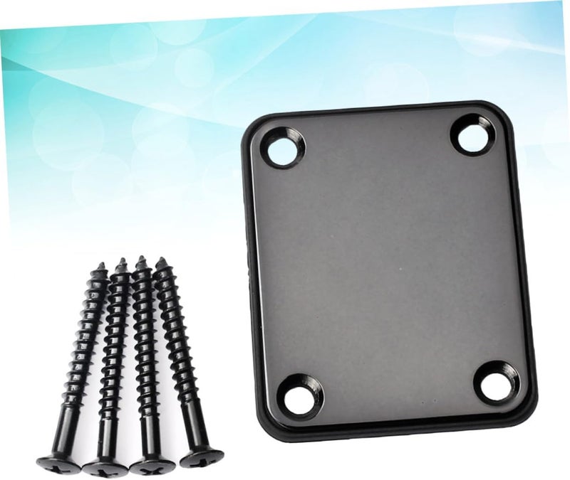 [Heat resistant design] TOYANDONA Guitar Neck Plate Durable Connecting Board for Electric Bass Guitar Lightweight Black Plate with Screws for Guitar and Enhancement Classic trendy design picks Multi-demand compliant quality Practical modern design Money saving choice Multi-source stock guarantee Yearly optimized delivery route All climate suitability Home & professional compatible Global light sturdy raw material Great bargain Well-engineered versatile build Integrated practical design Occasional & permanent usable Intercity storage hub This year new model Instant discount Storage & transit friendly Easy hand assemble compatible Exclusive discounted rate Budget friendly trendy design Just landed in store Exclusive bargain Storage burden minimized build Balanced universal design - Image 5