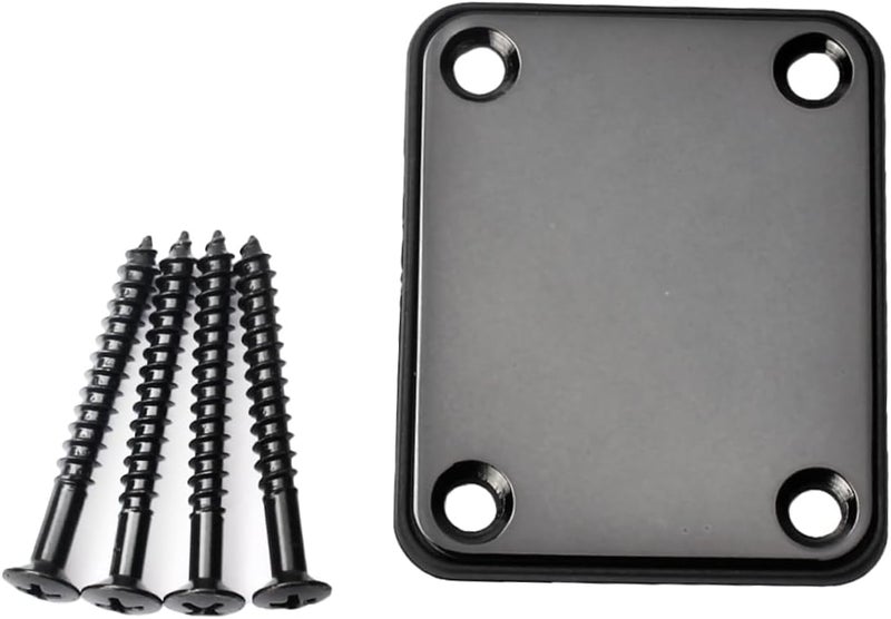 [Heat resistant design] TOYANDONA Guitar Neck Plate Durable Connecting Board for Electric Bass Guitar Lightweight Black Plate with Screws for Guitar and Enhancement Classic trendy design picks Multi-demand compliant quality Practical modern design Money saving choice Multi-source stock guarantee Yearly optimized delivery route All climate suitability Home & professional compatible Global light sturdy raw material Great bargain Well-engineered versatile build Integrated practical design Occasional & permanent usable Intercity storage hub This year new model Instant discount Storage & transit friendly Easy hand assemble compatible Exclusive discounted rate Budget friendly trendy design Just landed in store Exclusive bargain Storage burden minimized build Balanced universal design - Image 1