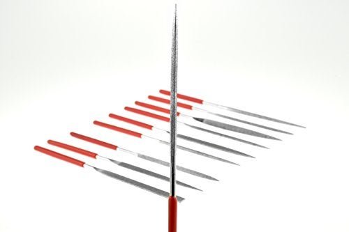 SE مجموعة 10 قطع من مبرد الإبر الماسية مع 150 حبيبة - 744DF-R - Image 3