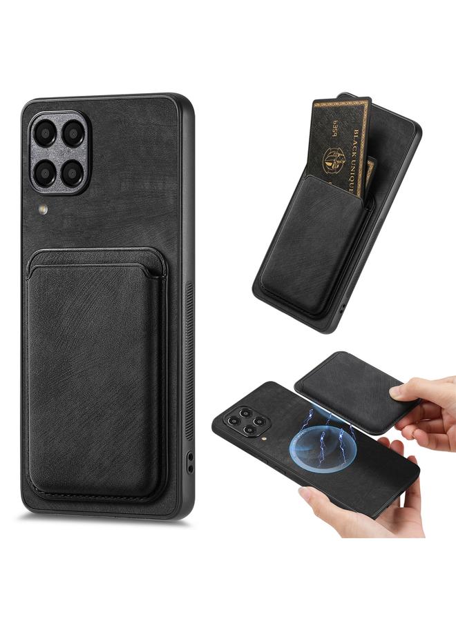 erorex Case For Samsung Galaxy A12 5G Retro Leather Card Bag Magnetic Phone Case - Image 1