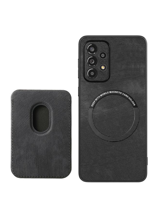 erorex Case For Samsung Galaxy A12 5G Retro Leather Card Bag Magnetic Phone Case - Image 3