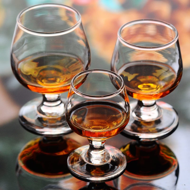 Valeways 1.75oz Mini Shot Glass Set of 6 - Clear, Super Cute, Perfect for Tasting Brandy - Glass Snifters - Image 3