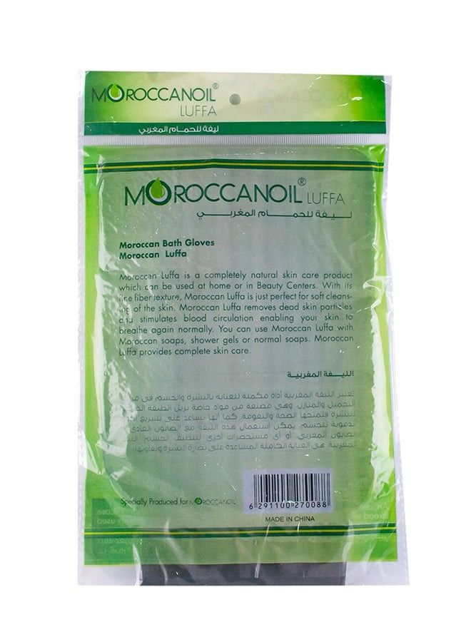 MOROCCANOIL Bath Gloves Black Regular Size  Shower Exfoliating Gloves for Dead Skin Remover  - Image 2