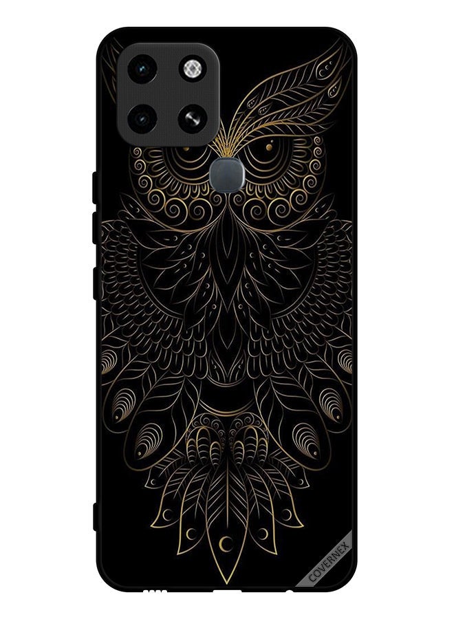 Covernex Protective Case Cover For Infinix Smart 6 Modern Floral Owl Art - Image 1