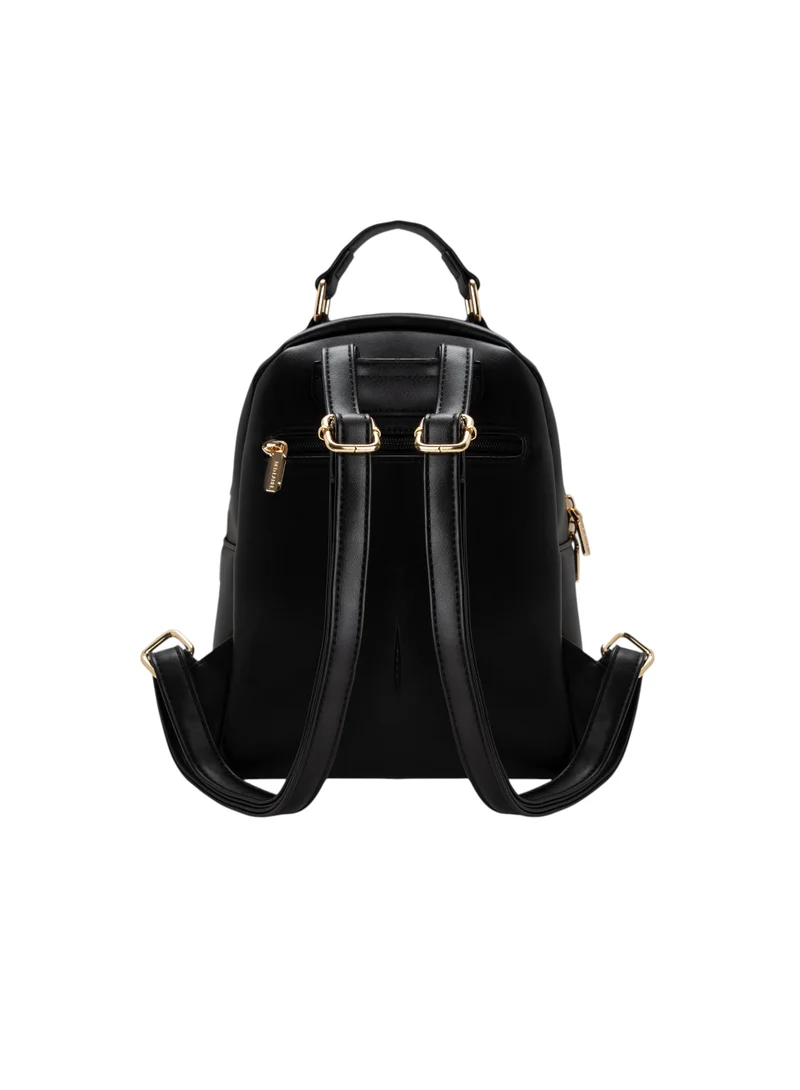 Bata Quilted Top Handle Backpack Black