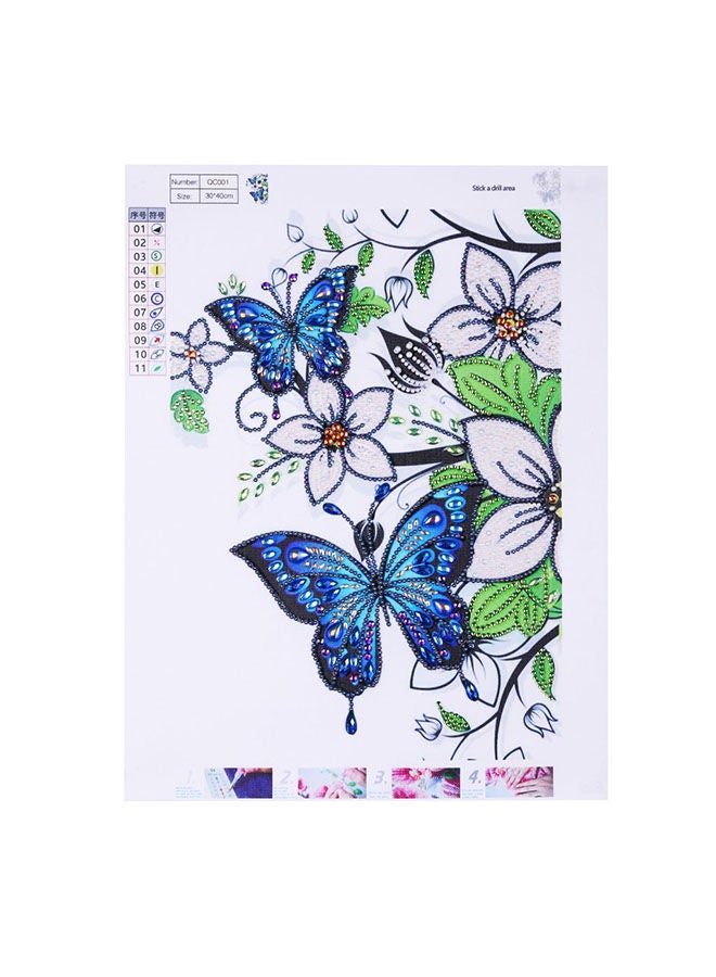 NIBEMINENT DIY 5D Needlework Crystal Diamond Dolomite Painting Multicolour 30x40centimeter - Image 1